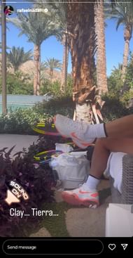 Screengrab from Rafael Nadal's Instagram